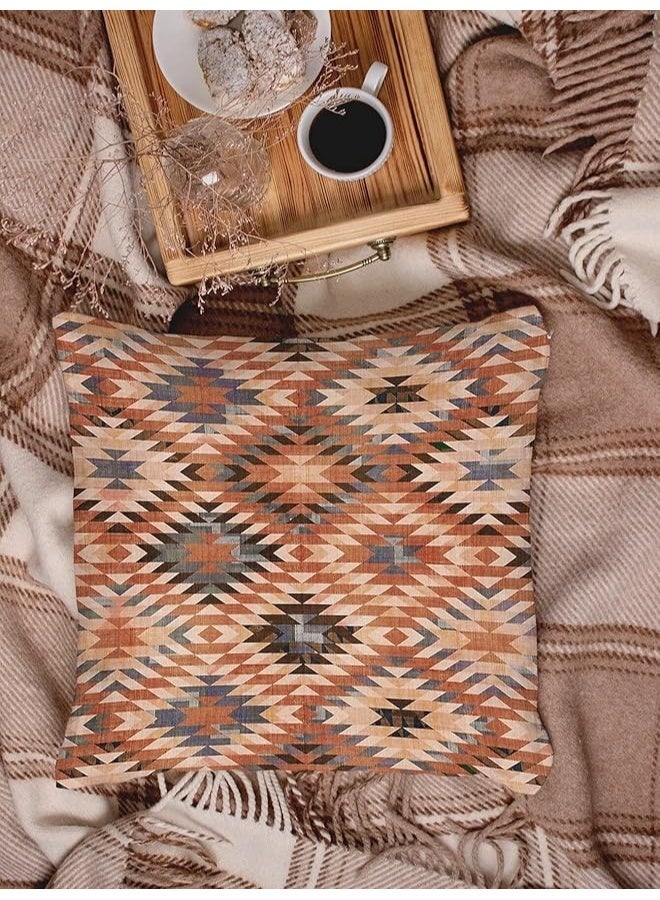 amazing.EGP THE PACK - Natural Luxury Throw Pillow Covers, Geometric Pattern Pillowcase Plush Design Decoration Home Bed Pillowcase [45x45 cm] (without filling) - Image 5